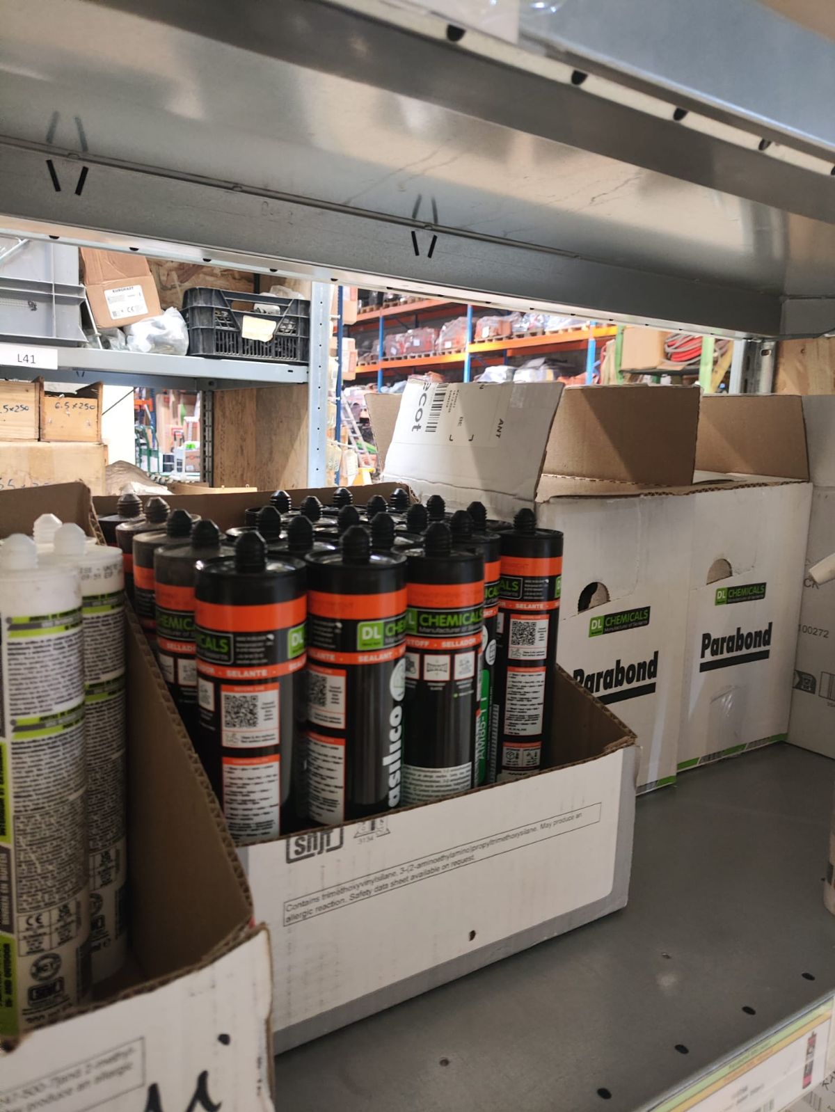 DL Chemicals Parabond kit/voeg- en constructielijm (sealant) - div. bussen in doos